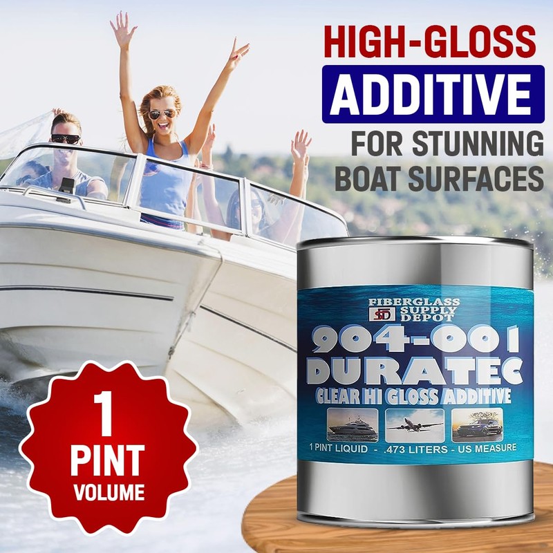Fiberglass Supply Depot 904-001 Duratec Clear Hi-Gloss Additive for Gelcoat