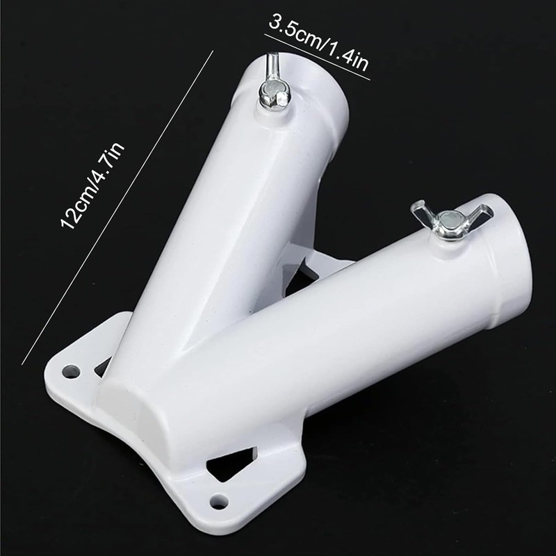 NASOFIR Flag Holder, Flag Bracket, Flag Pole Holder Bracket Double