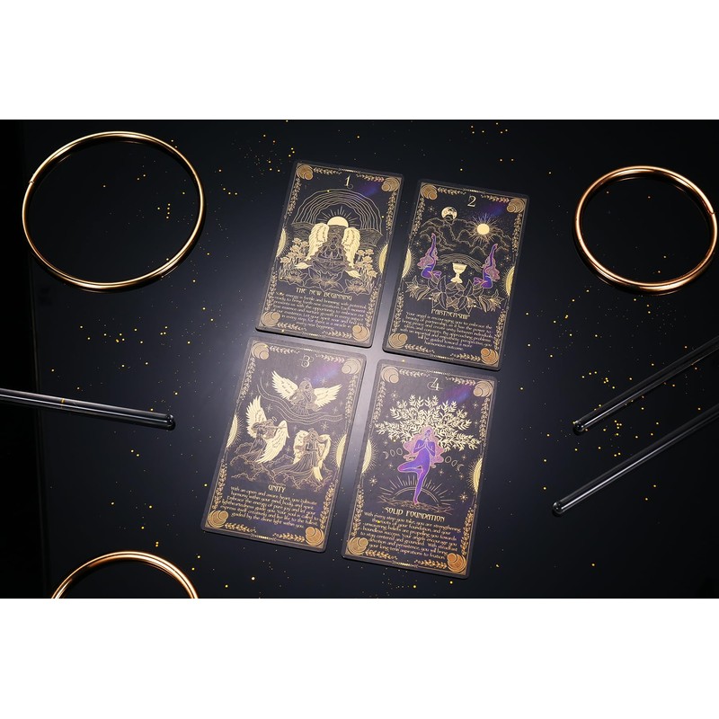 Illumination Angel Number Oracle and Affirmation Cards: a 55-Card Deck