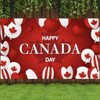 Happy Canada Day decorations Banner July 1, PILZUME Large Backdrop
