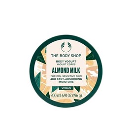 The Body Shop Almond Milk 200ml Body Yogurt for Dry Sensitive Skin - Vegan