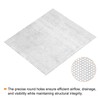 PATIKIL 8" x 8" 304 Stainless Steel Perforated Sheet, 0.12"