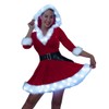 bDDeDD Women's Santa Costume LED Light Up Christmas Dress Cosplay