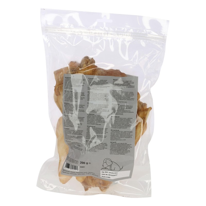 Kerbl Pet Orecchie di manzo, snack per cani, snack, confezione