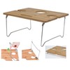 LS-LebenStil Wooden Picnic Table 38 x 28 cm Foldable Small