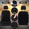 Bling Car Seat Cover Full Set Velvet Seat Cover Women