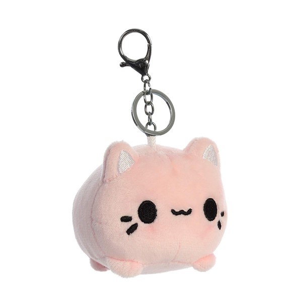 Tasty Peach Aurora 3.5" Strawberry Meowchi Clip-On