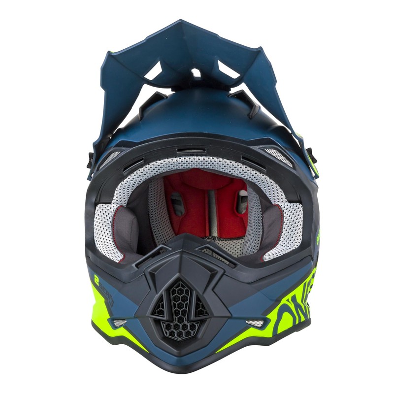 O'Neal - 0200-214 2Series Adult Helmet, Spyde (Black/Hi-Vis, LG)
