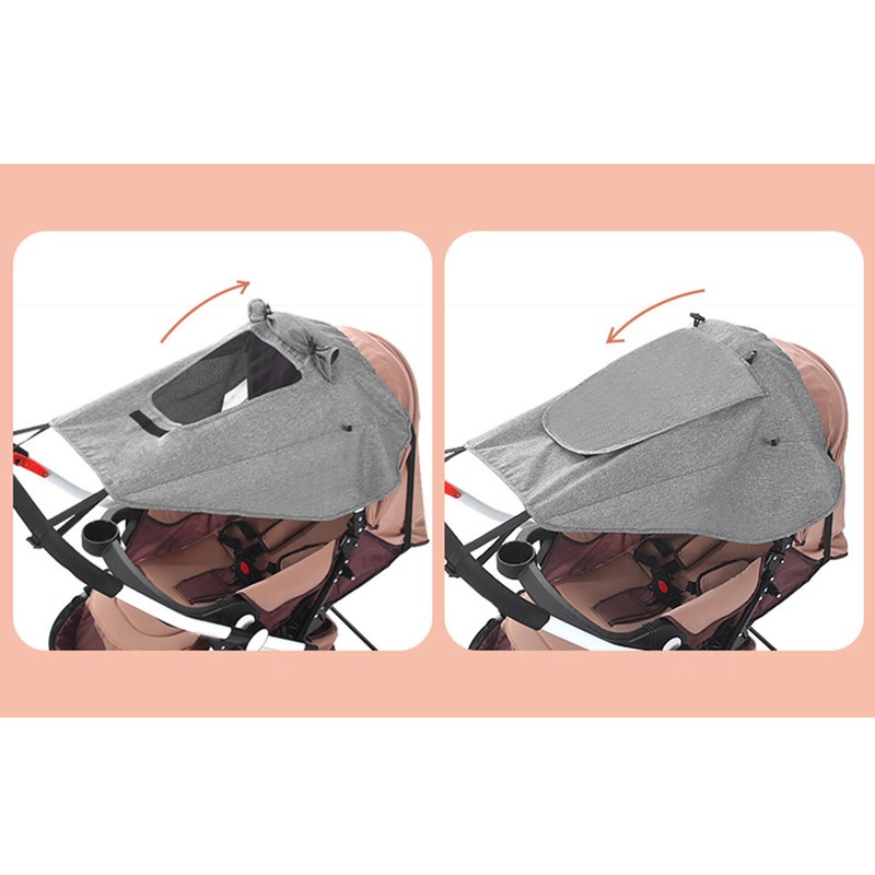 Baby Stroller Awning Universal Sunscreen Canopy Pushchairs Sun Shade UV