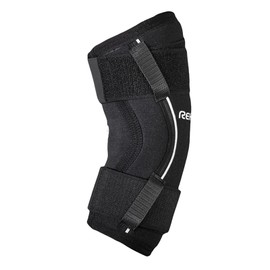 Rehband Power Max Elbow Support for Heavy Strength Training, Neoprene Elbow Support with Extra Stabilisation for Men and Women, Colour: Black, Size: M, Side: Left