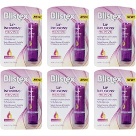 Blistex Lip Infusions Revive Lip Moisturizer 0.13 Ounce (6 Pack)