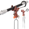 Aluminium Alloy Fishing Pole Tackle Holder Bracket Rod Ground Holder