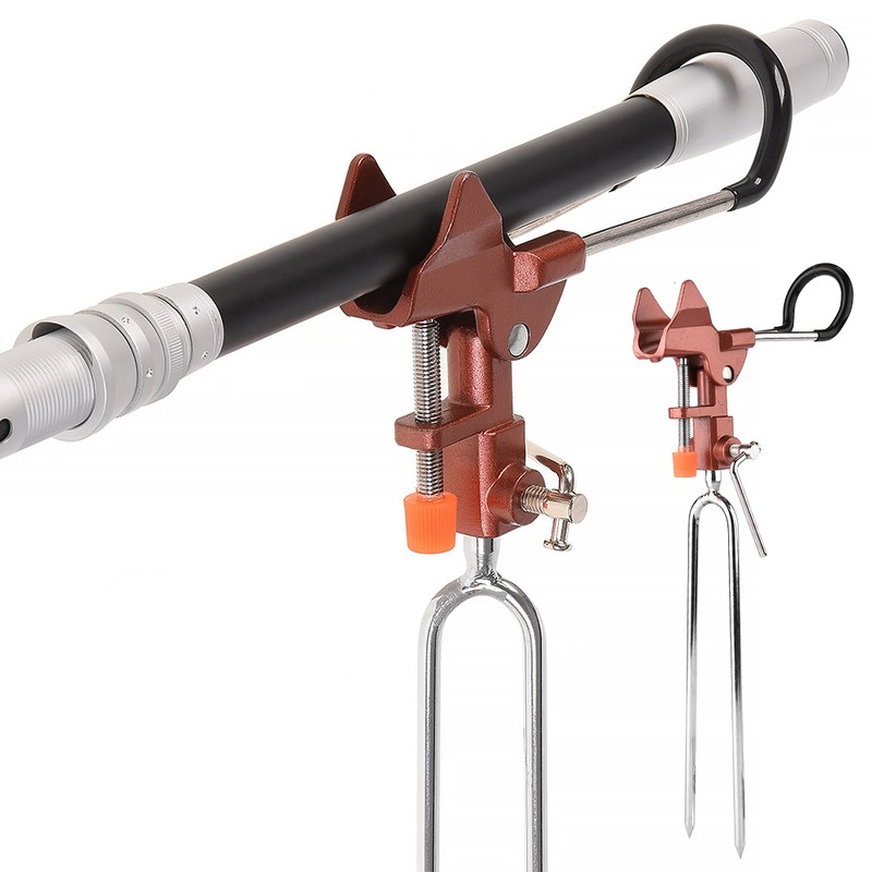 Aluminium Alloy Fishing Pole Tackle Holder Bracket Rod Ground Holder