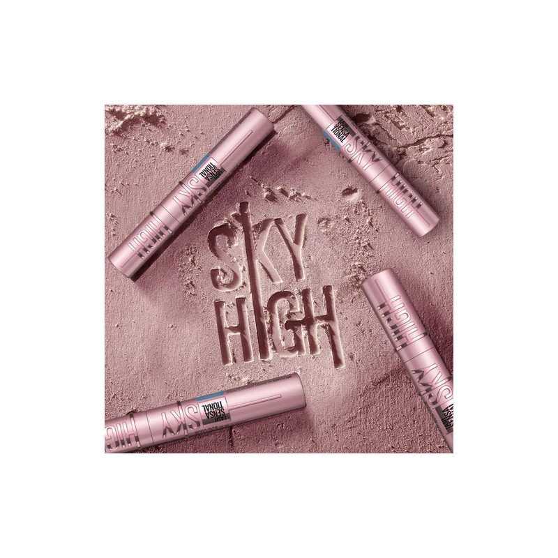 Máscara De Pestañas Lavable Maybelline Sky High Cosmic Black Color