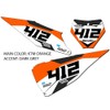 2019-2022 SXF SG63 Custom MX Number Plates Senge Graphics Kit