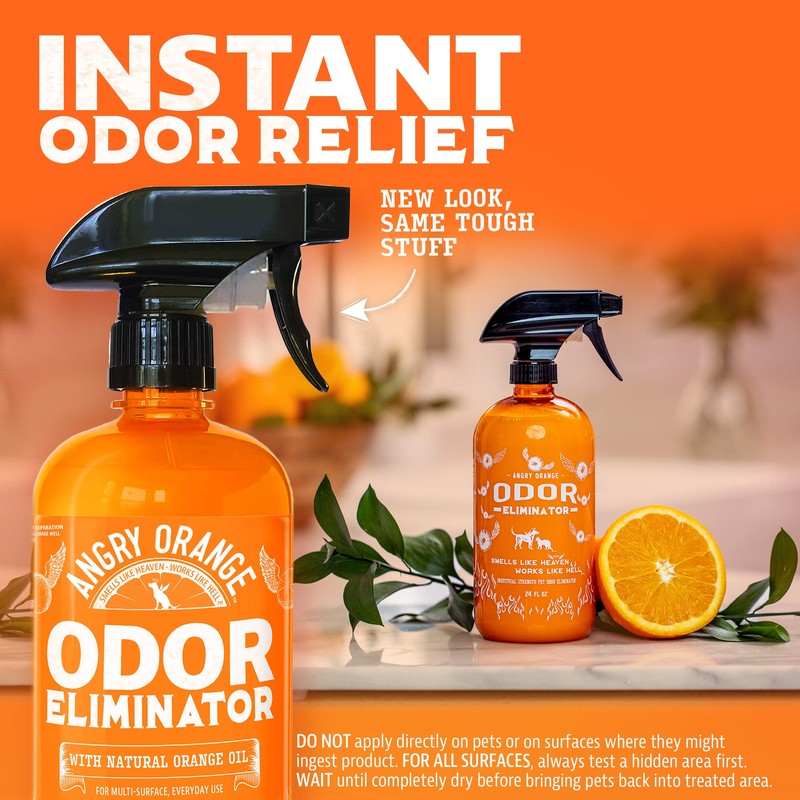 ANGRY ORANGE Pet Odor Eliminator for Dog and Cat Urine,