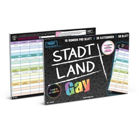 Pasmo - City Land Gay A4 Board Game Special Edition Party Game with Fun Categories, Party Fun for Adults