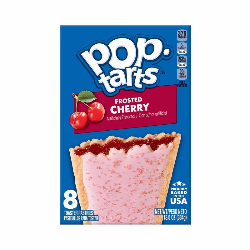 Pop-Tarts Toaster Pastries, Breakfast Food and Kids Snacks, Frosted Cherry,