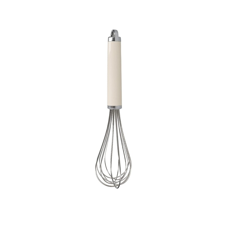 KitchenAid Stainless Steel Manual Foam Whisk - Almond Cream