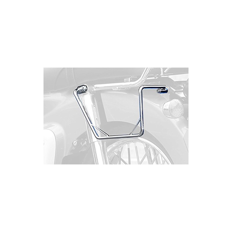 Kijima Honda 210-4932 Motorcycle Parts Bag Support, Plated, Left Side,