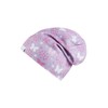 Sterntaler Girls Printed Floral Beanie Hat, lilac