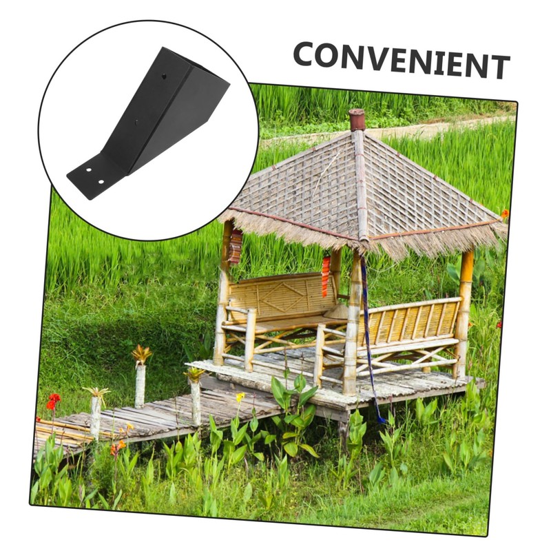 SUPVOX Gazebo Bracket Metal Angle for Posts Precision Degree Enhance