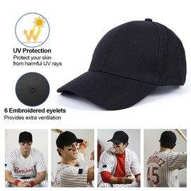 Men's Baseball Cap, Adjustable Moisture Wicking Baseball Cap, Adjustable Cotton Outdoor Running Leisure Baseball Cap, Men's Baseball Cap, multicoloured