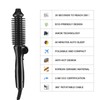 Ceramic Tourmaline Foldable Anion Hair Brush Curler Hair Curling Iron