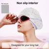 Swim Bathing Cap Silicone Waterproof Swimming Head Cover Professional with