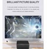 Mini Projector Multifunction HD 1080P WiFi Wireless Wired Screen Projection