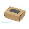 PATIKIL 3.3"x2.4"x1.2" Paper Soap Box with Window, 40 Pack Homemade