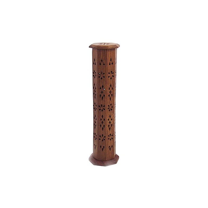 Octagonal Incense Tower Burner - Polished