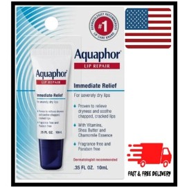 Aquaphor Lip Repair Ointment - Long-lasting Moisture, 0.35 Fl Oz (Pack of 1)...