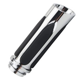 25mm/1" Lenker Griffe, MACHSWON Motorrad Griffe 1" rutschfeste Griffe Lenker Griffe, Kompatibel mit H&arl-ey Touring Electra Glide Street Glide Road King Road Glide - Schwarz