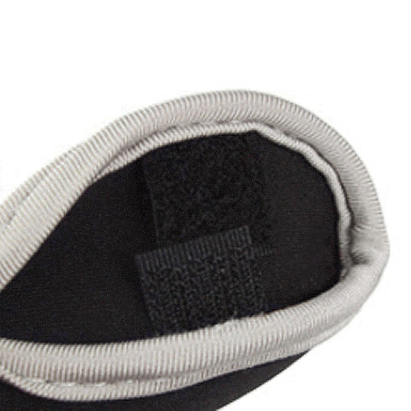 Andux Number Print Golf Iron Club Head Covers with Transparent