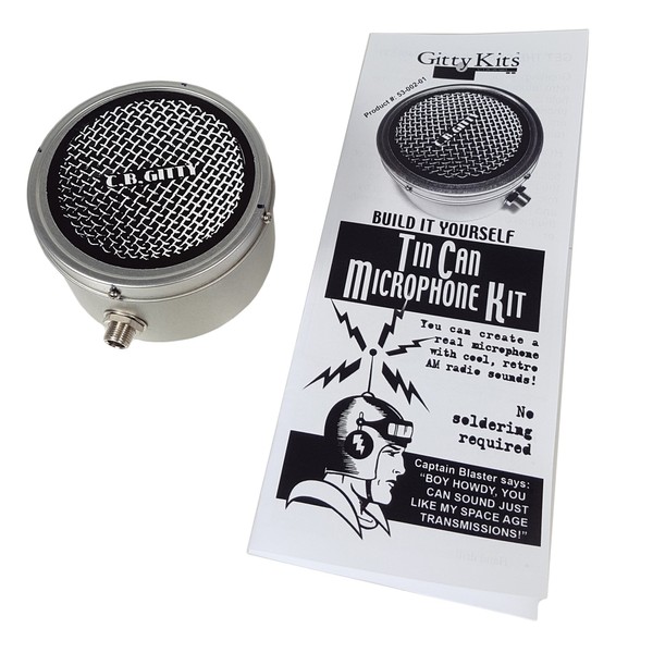 Tin Can Microphone Kit - Build your own old-time Mic!