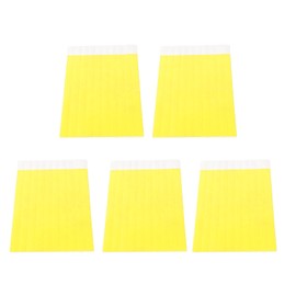 500PCS Paper Wristband Yellow Bracelets Disposable Waterproof Tear Resistant Paper Hand Bands for Party Events