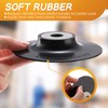 6 Pieces 4-1/2 Inch 14 mm Sanding Disc Backing Pads