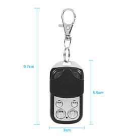 Walfront Universal Cloning Wireless, Merik Control Merik Alarm Control Remoto Llavero para Puerta de Garaje de Coche 433Mhz