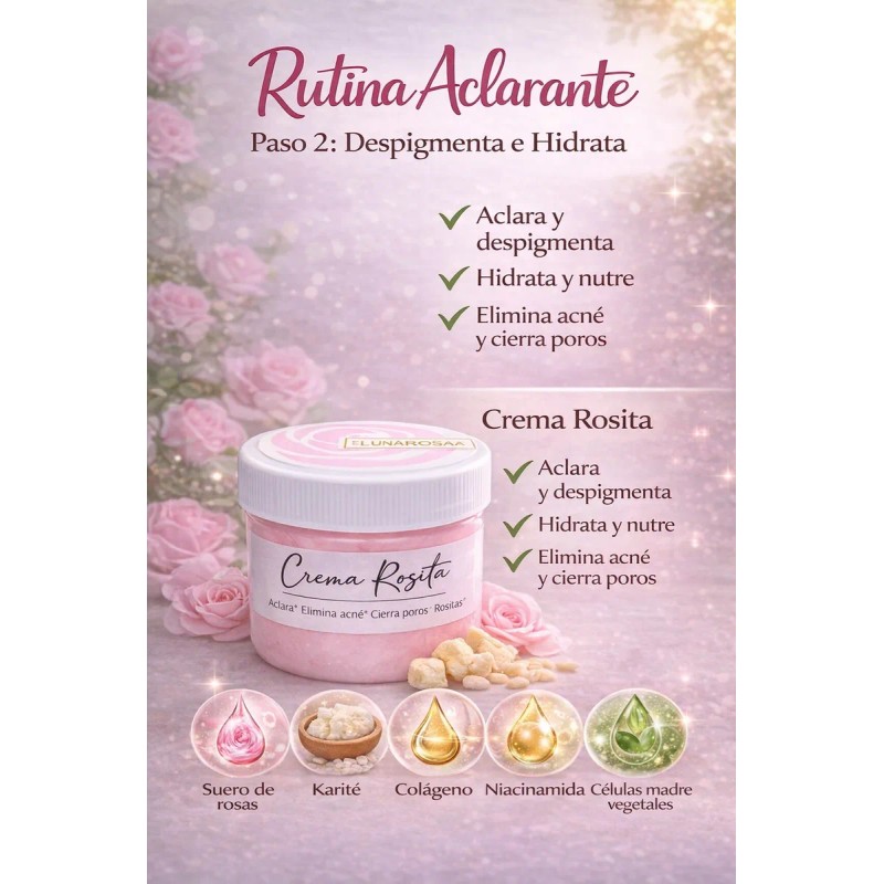 Crema Rosita De Obregón Y Jabón Originales 100gr Natural