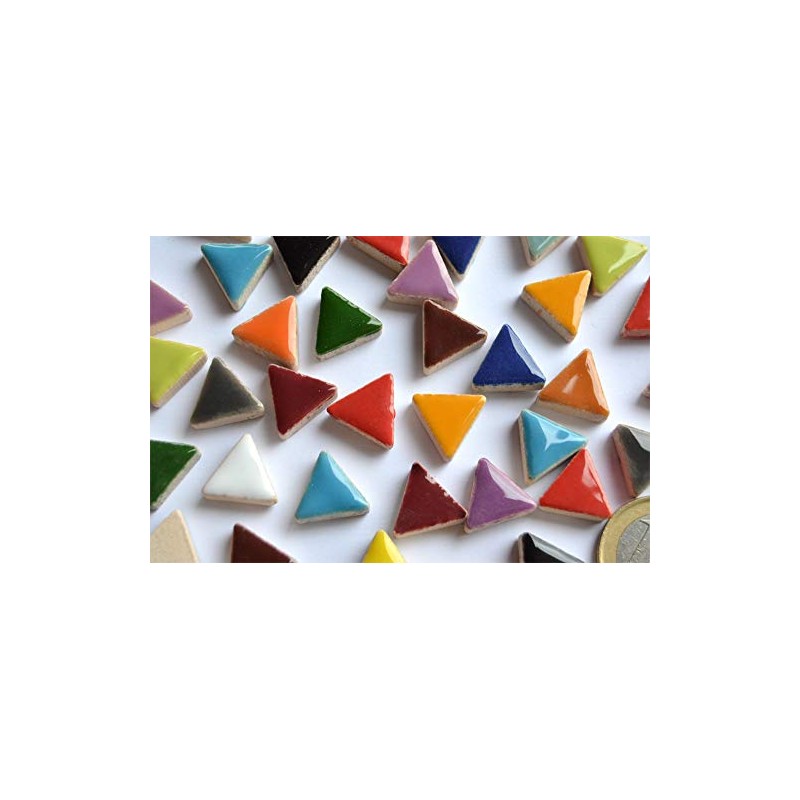Bazare Masud e.K. 50 g Ceramic Mosaic Tiles Triangular Side