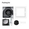 JOEAONZ Bathroom Exhaust Fan with Light 110 CFM Quiet 6500K