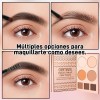 5 En 1 Paleta Sombras, Contorno, Iluminación, Labial Y Rubor