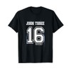 John Three 16 Christian Bible Jersey Style Double Sided T