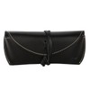 ZLYC Unisex Handmade Leather Collection Hard Eyeglass Case Sunglasses Holder