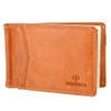MABELLA RFID Blocking Slim Minimalist Thin Bifold Wallet Mens Gifts