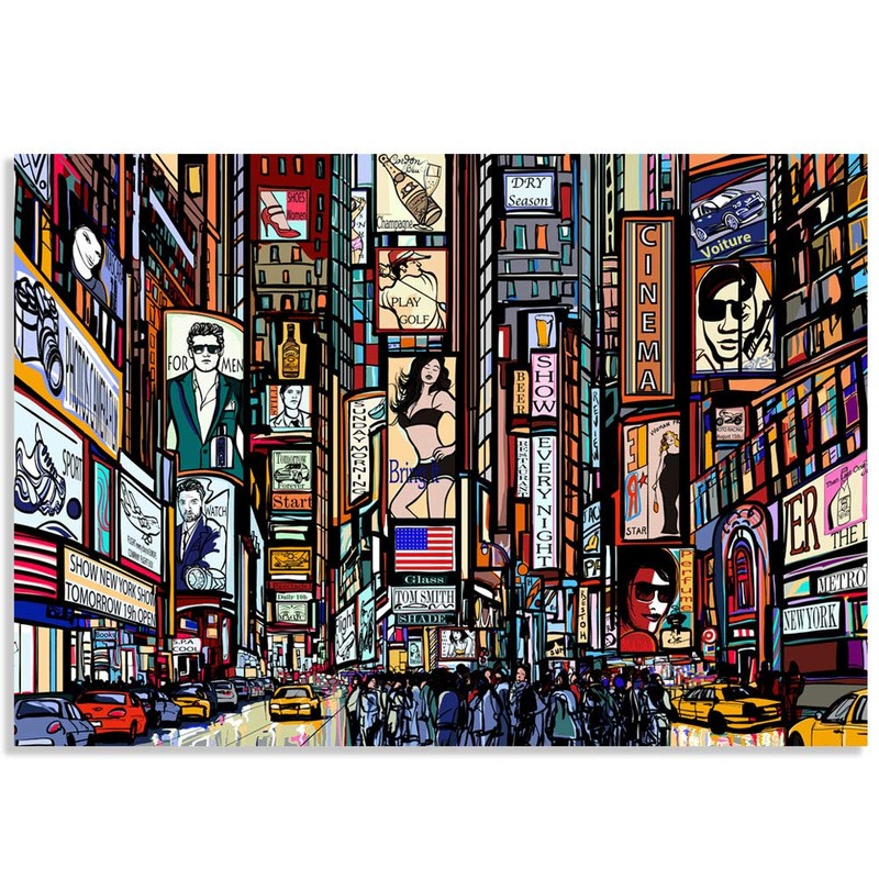 IDEA4WALL Wall Murals for Bedroom Brooklyn Bridgeand Newyork City Large