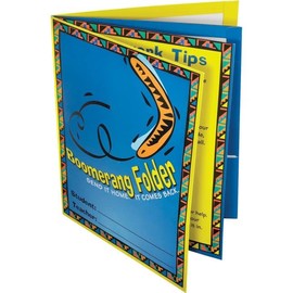 Really Good Stuff 157236 Send It Home-It Comes Back Boomerang, Assorted