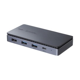 Sanwa Supply USB-C VDK17 Docking Station (HDMI x 2 Screen Output, LAN Terminal)