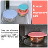 LUVCOSY 7 Cup Silicone Replacement Lids Storage Cover for Anchor